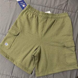 Champion Olive Cargo Shorts